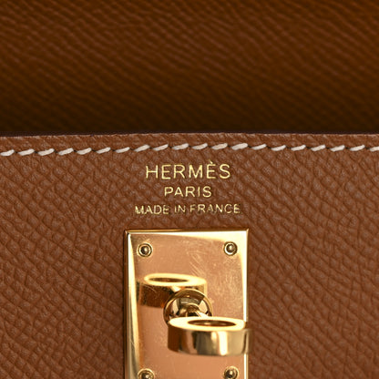 Hermes Epsom Kelly Sellier 25 Gold 6 of 14