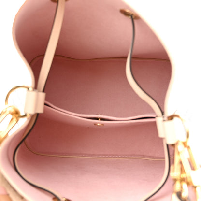 Louis Vuitton Damier Azur Braided Neonoe BB Pink 5 of 11