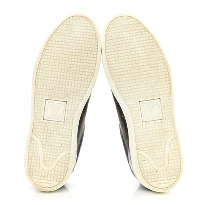 Louis Vuitton Patent Monogram Frontrow Sneakers 38.5 5 of 10