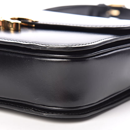 Celine Shiny Calfskin Medium Triomphe Black 10 of 12