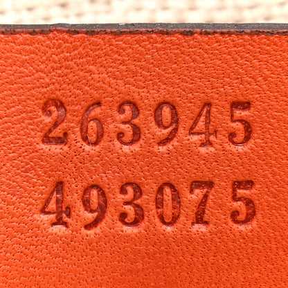 Gucci Calfskin Handmade Medium Top Handle Bag Orange 7 of 19