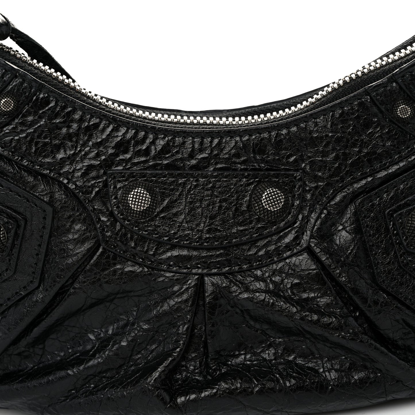 Agneau Arena Le Cagole Shoulder Bag XS Black