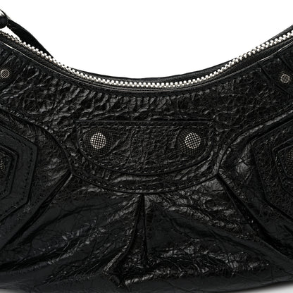 Balenciaga Agneau Arena Le Cagole Shoulder Bag XS Black 9 of 12