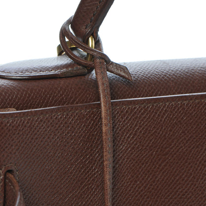 Hermes Courchevel Kelly Retourne 32 Chocolate 34 of 44