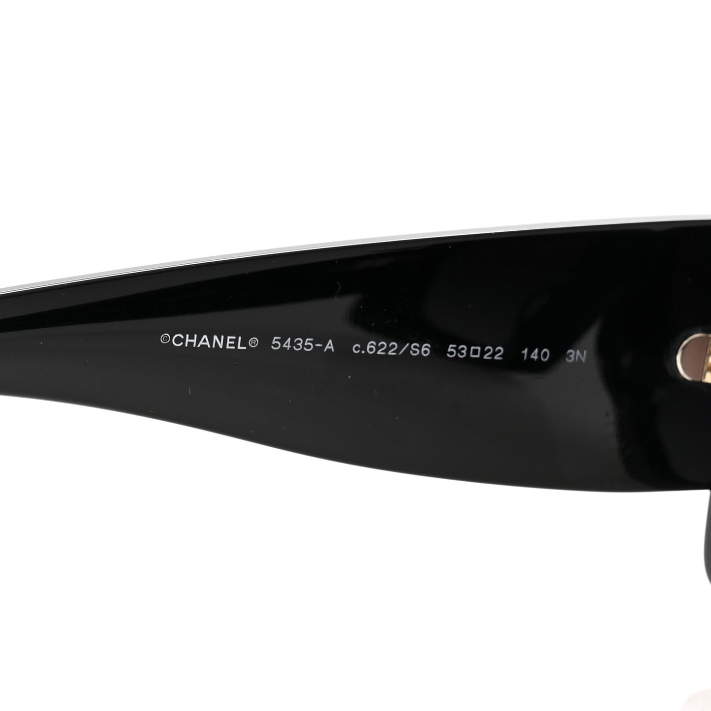 Acetate Rectangle Sunglasses 5435 Black