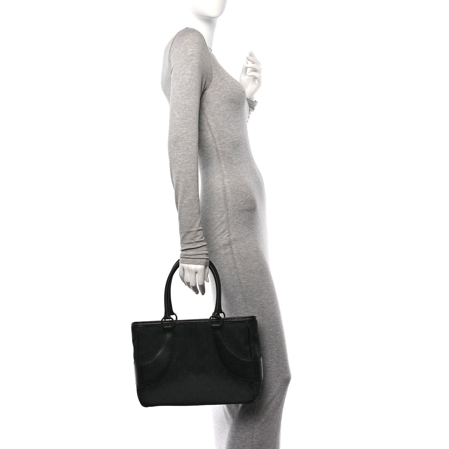 Monogram Shoulder Bag Black