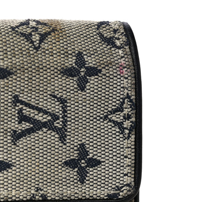 Louis Vuitton Mini Monogram Compact Wallet Blue 21 of 29
