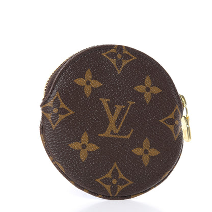 Louis Vuitton Monogram 2019 Christmas Animation Round Coin Purse Blue 3 of 8