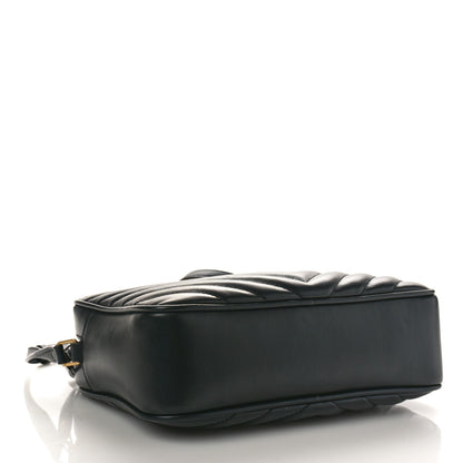 Saint Laurent Calfskin Matelasse Monogram Lou Camera Bag Black 4 of 8