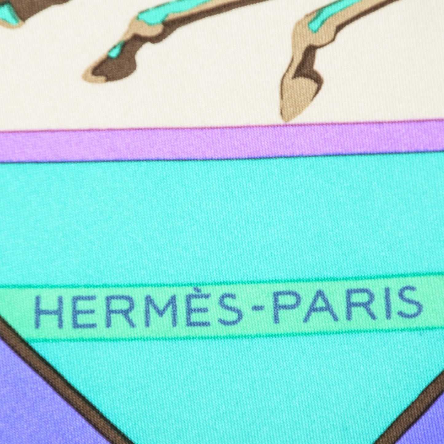 Silk Les Courses Scarf 90