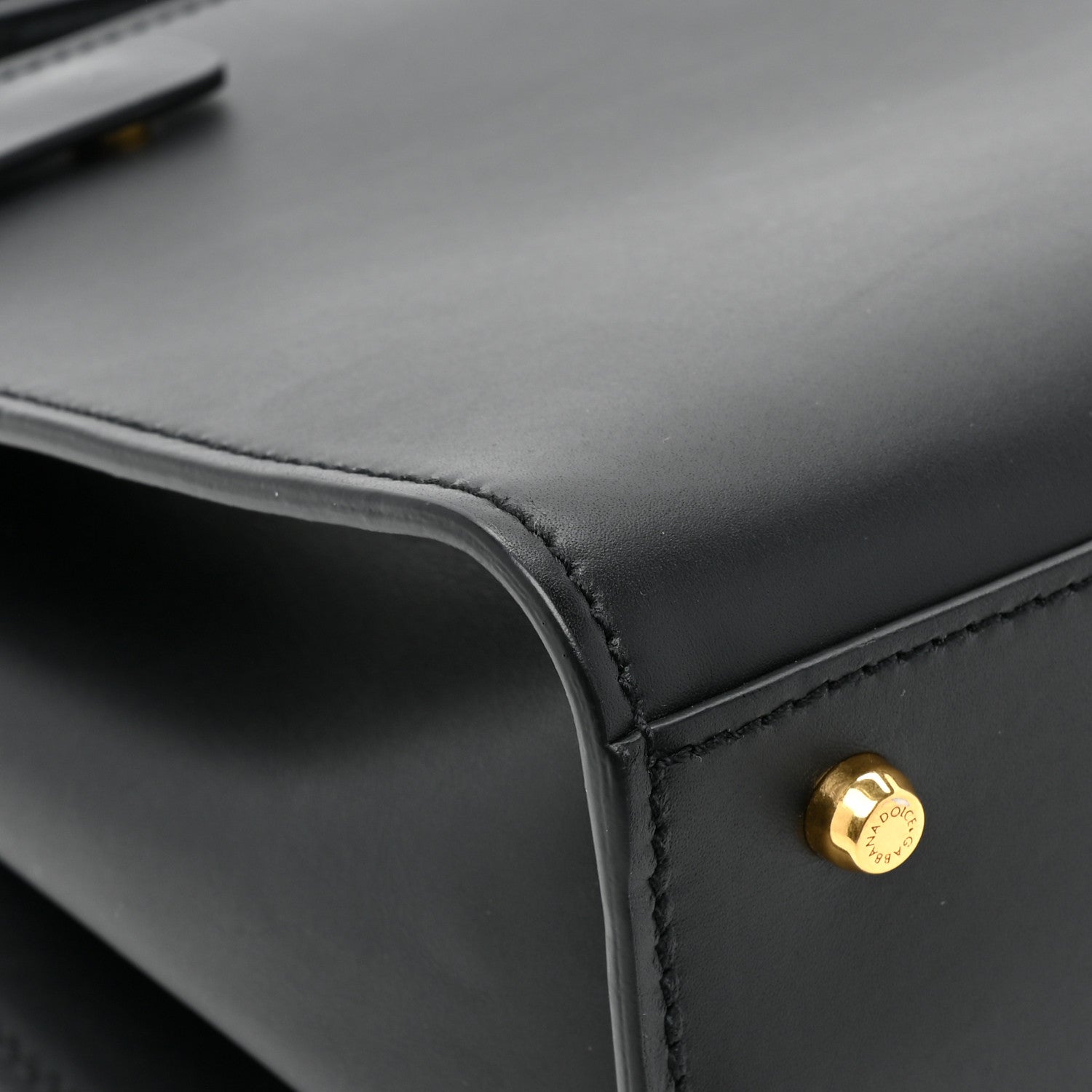 Dolce & Gabbana Calfskin Miss Sicily Satchel Black 16 of 16