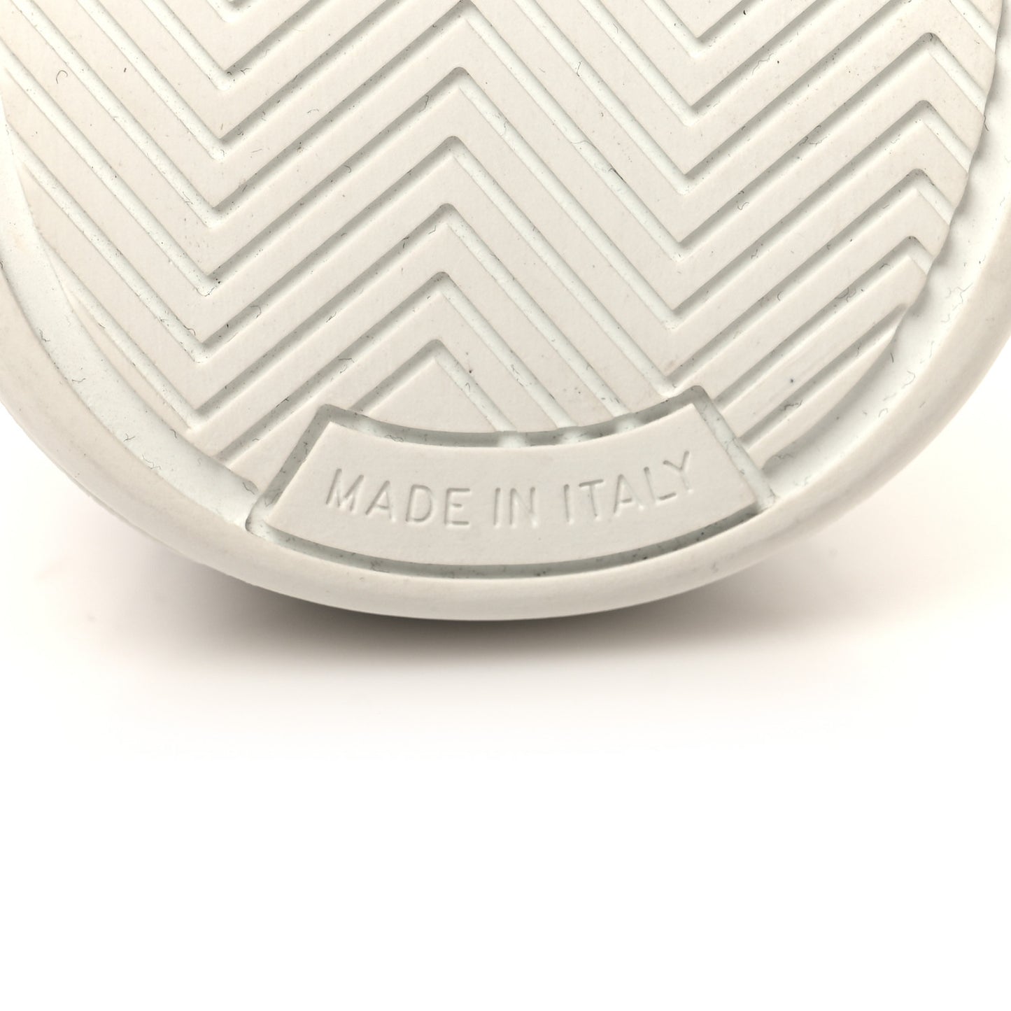 Laminated Calfskin CC Womens Sneakers 36 Silver