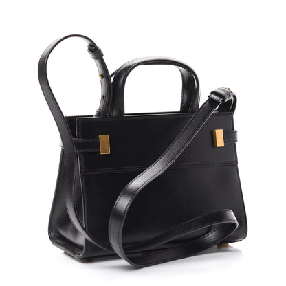 Saint Laurent Smooth Calfskin Manhattan Nano Shopper Tote Black 3 of 9