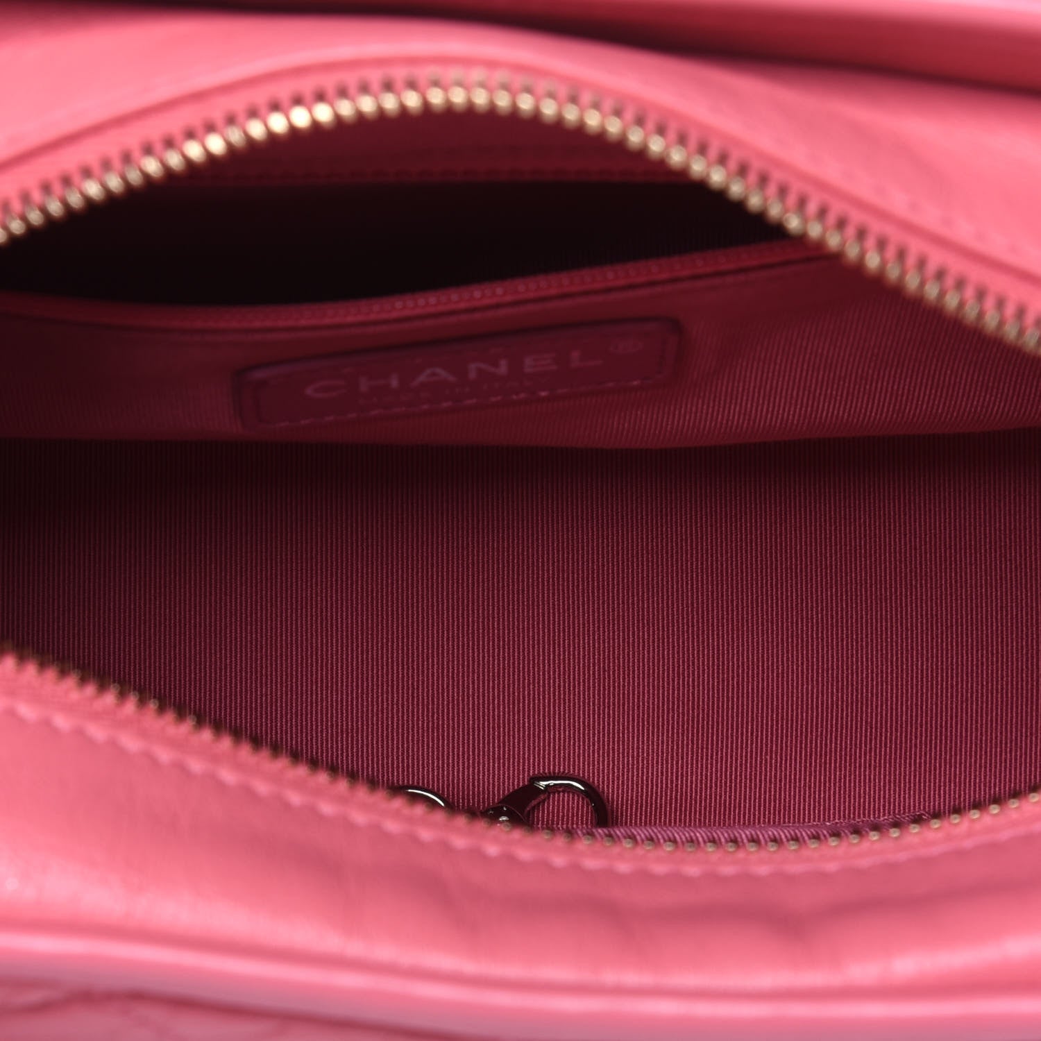 Chanel Aged Smooth Calfskin Quilted Medium Gabrielle Logo Hobo Pink 6 of 17