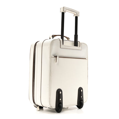 Prada Saffiano Travel Trolley Luggage White 3 of 30