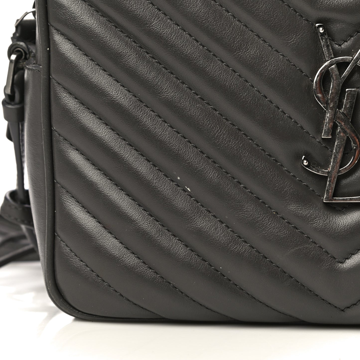 Calfskin Matelasse Monogram Lou Camera Bag Sea Pebble