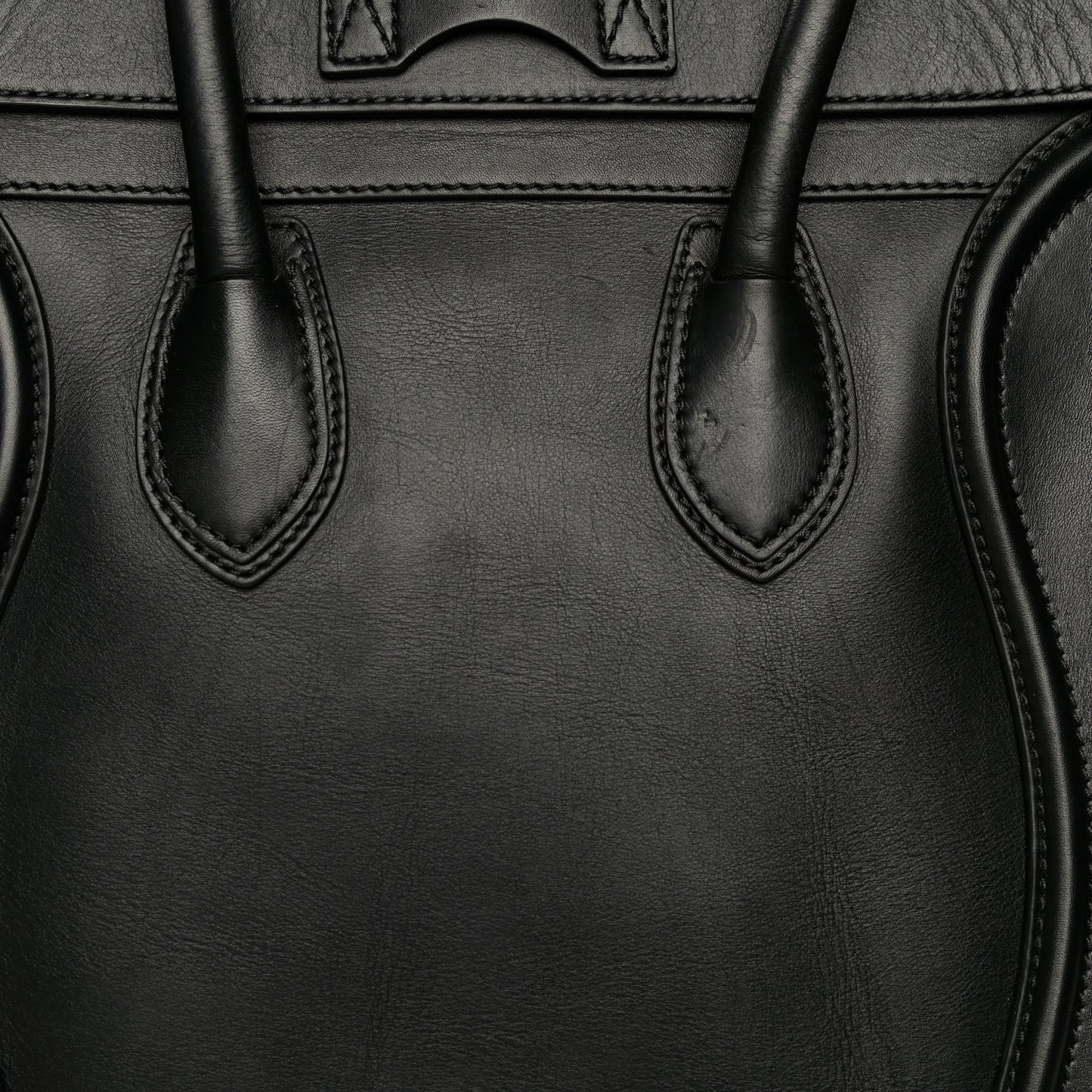 Smooth Calfskin Mini Luggage Black