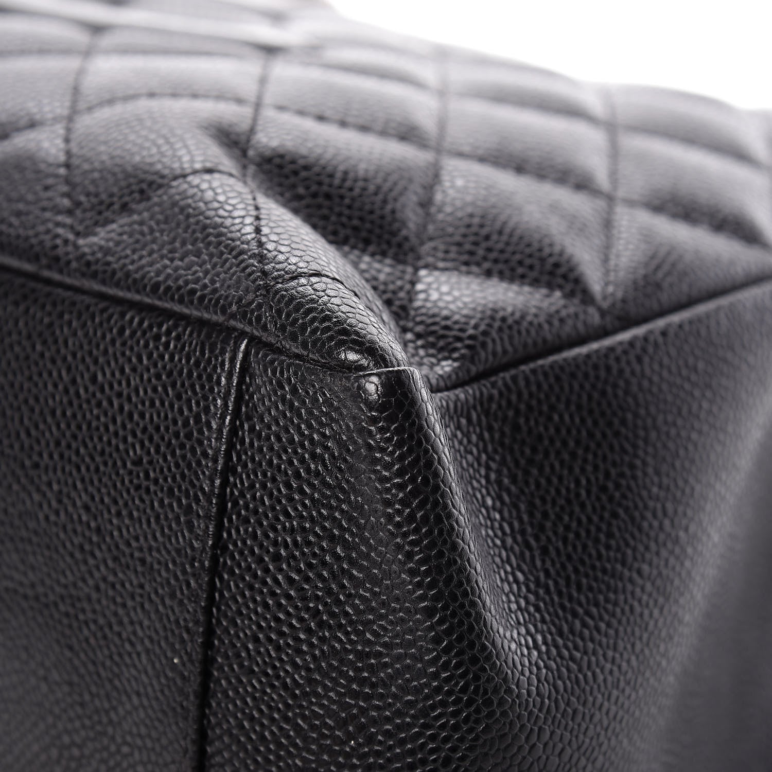 Chanel Caviar Quilted Grand Shopping Tote GST Black 9 of 14
