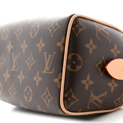 Louis Vuitton Monogram Speedy Bandouliere 20 Beige 9 of 10