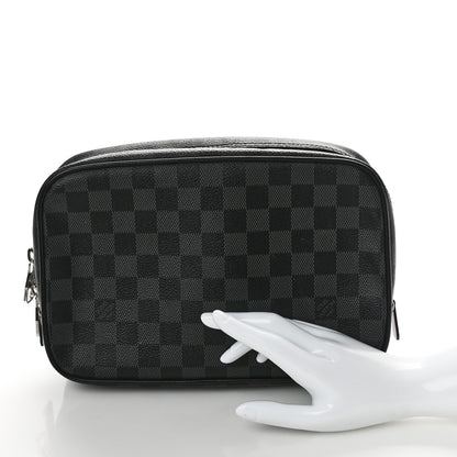 Louis Vuitton Damier Graphite Toilet Pouch PM 2 of 9