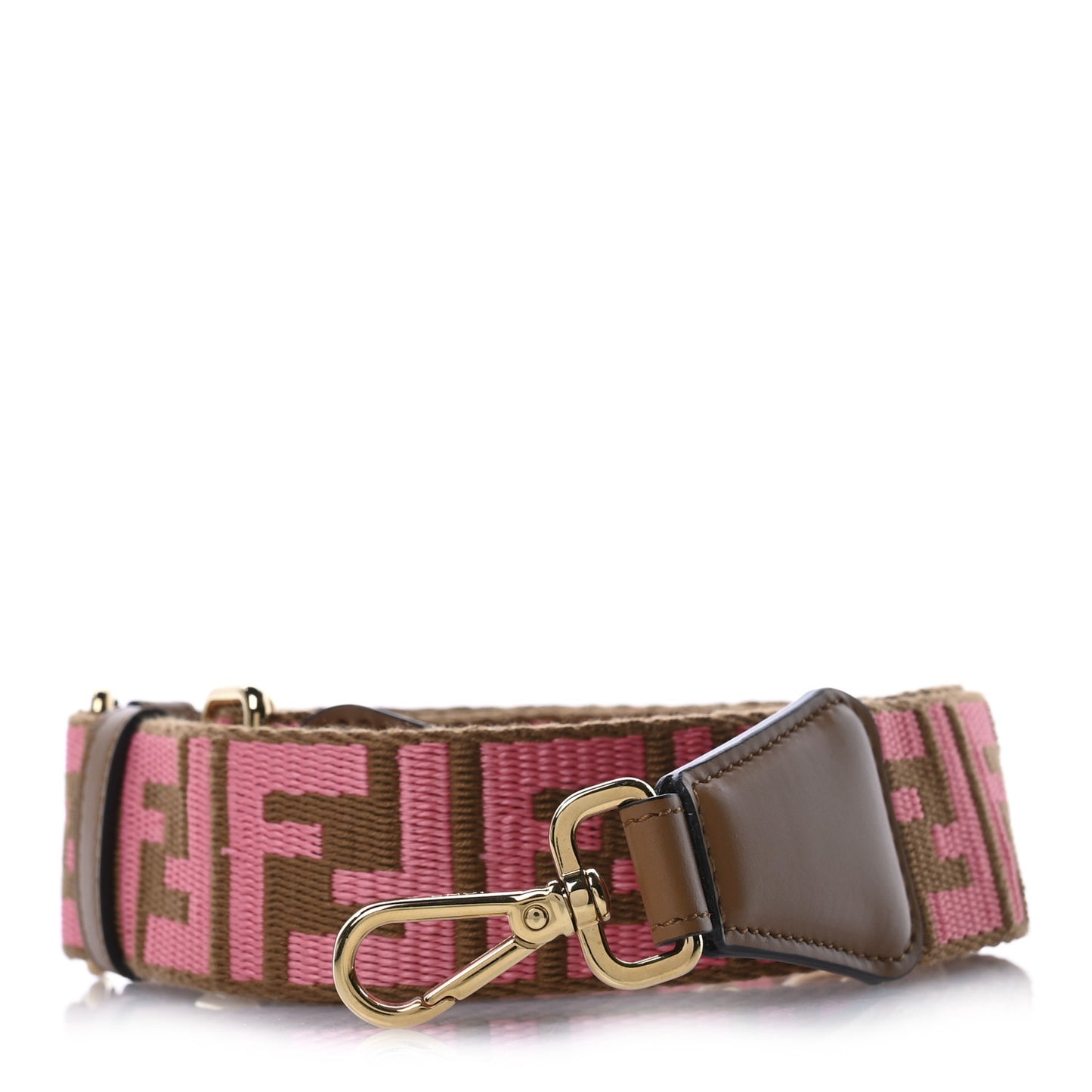 Ribbon Vitello King FF 1974 Adjustable Strap You Marrone Pink