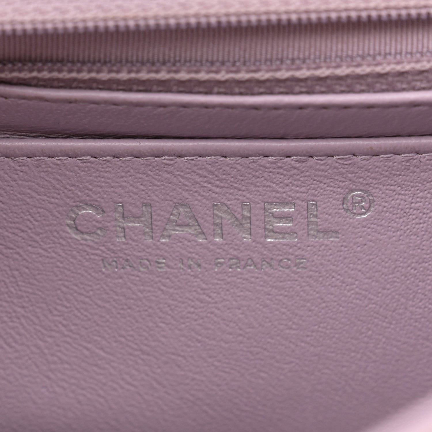 Chanel Lambskin Quilted Mini Rectangular Flap Light Purple 6 of 11