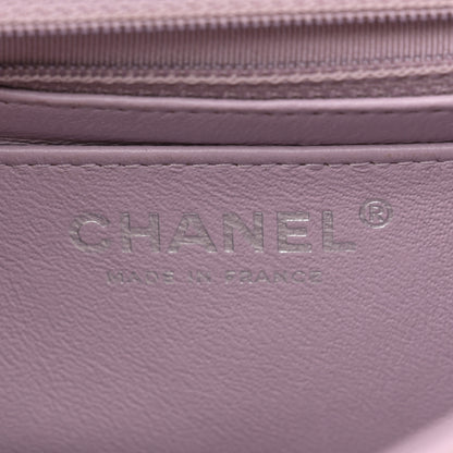 Chanel Lambskin Quilted Mini Rectangular Flap Light Purple 6 of 11