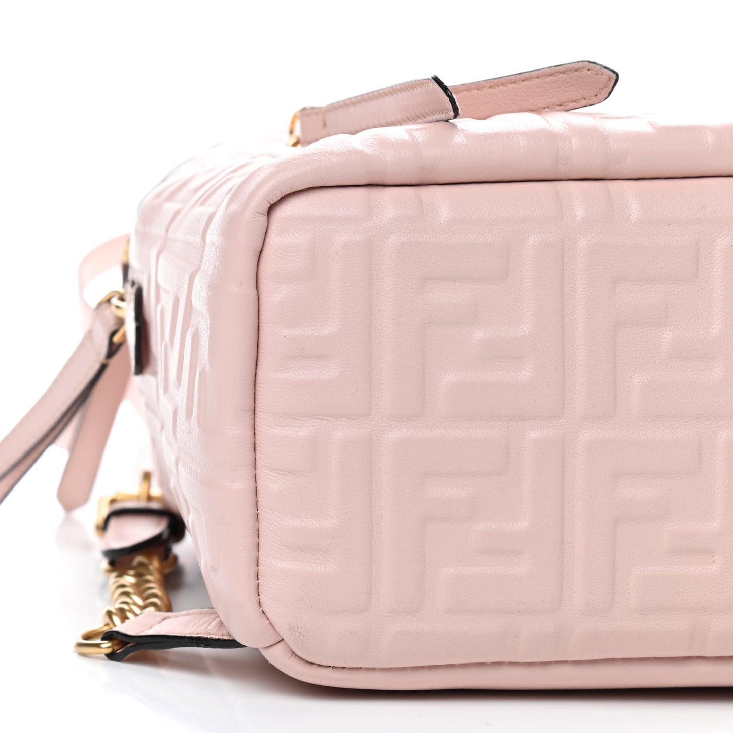 Nappa FF 1974 Embossed Mini Backpack Rosa Quarzo