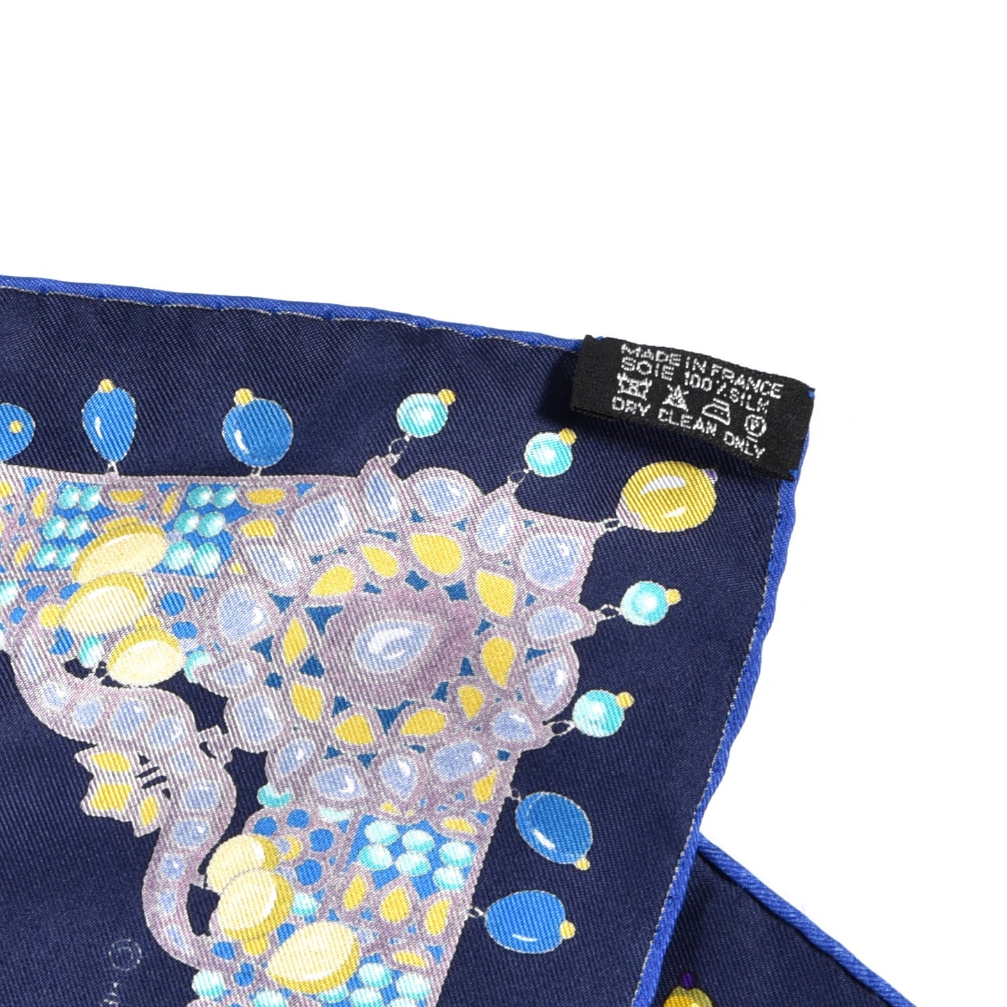 Silk Parures Des Maharajas Scarf 90 Caban Turquoise Arnica
