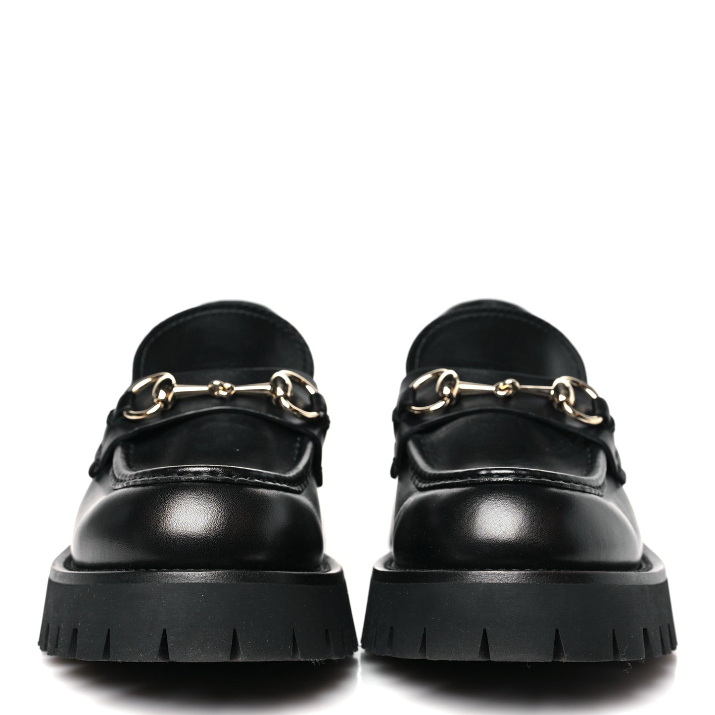 Betis Glamour Calfskin Womens Horsebit Loafers 37 Black