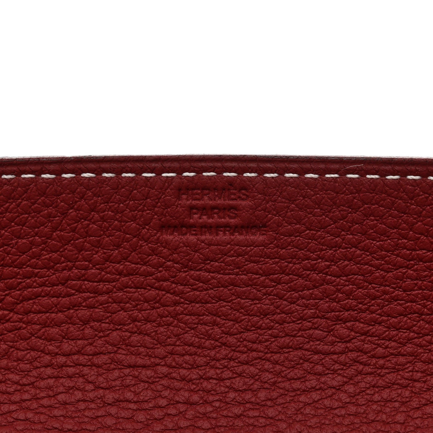 Hermes Taurillon Clemence Mises et Relances Change Tray Rouge H Gold 4 of 4