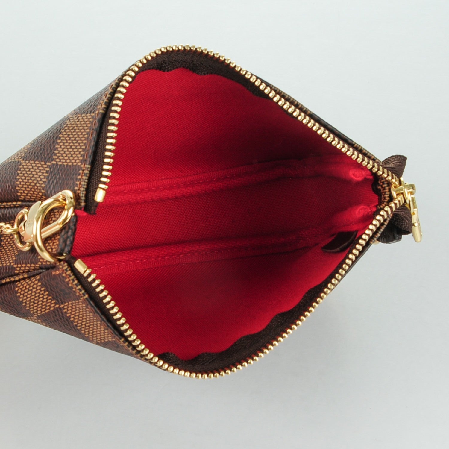 Louis Vuitton Damier Ebene Mini Pochette Accessories 5 of 7