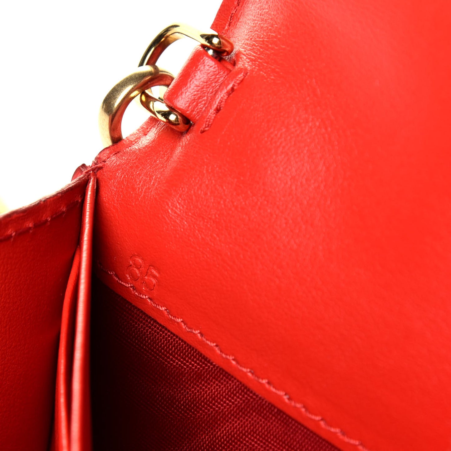 Vitello Move Triangle Logo Mini Crossbody Bag Lacca
