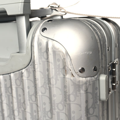 Christian Dior X RIMOWA Aluminum Gradient Cabin Luggage Silver 12 of 15
