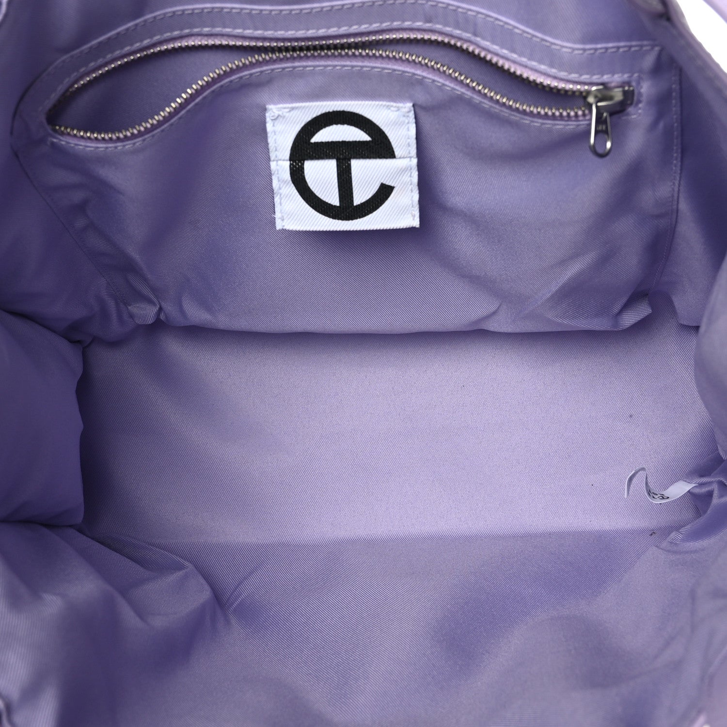 Telfar Vegan Leather Medium Shopping Bag Lavender 5 of 8