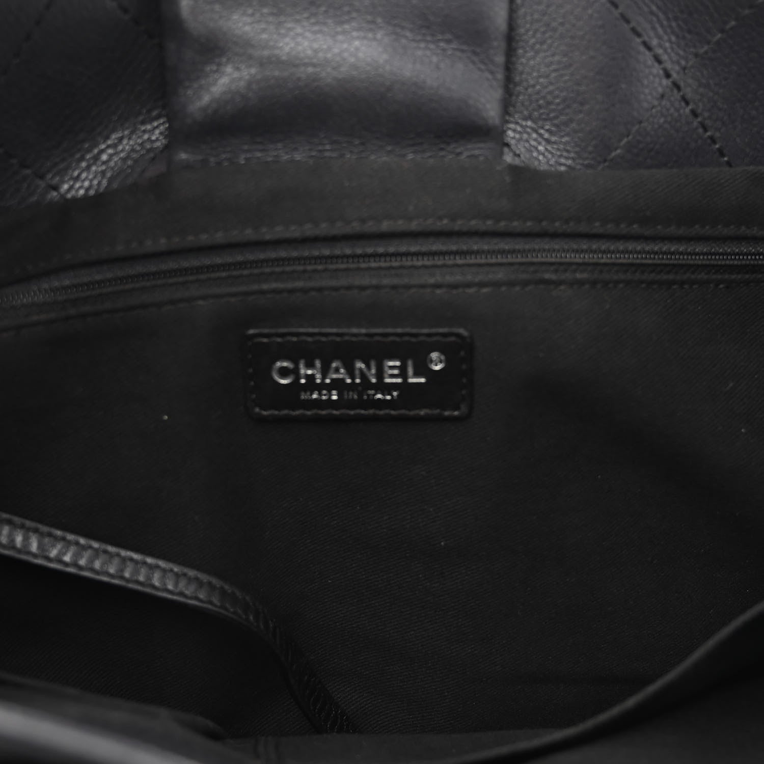 Chanel Caviar Executive Cerf Shopper Tote Black 6 of 9