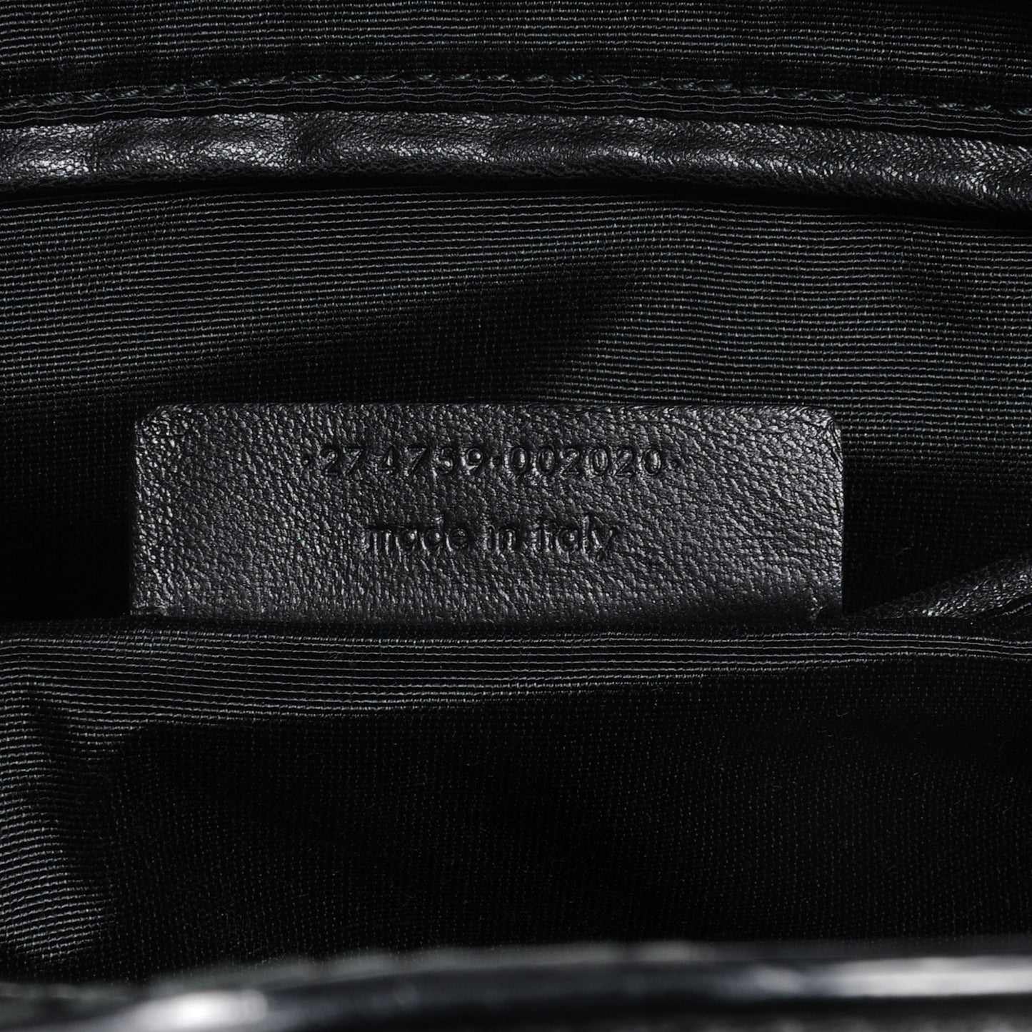 Textured Patent Leather Large Cabas Chyc Black