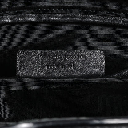 Saint Laurent Textured Patent Leather Large Cabas Chyc Black 7 of 8