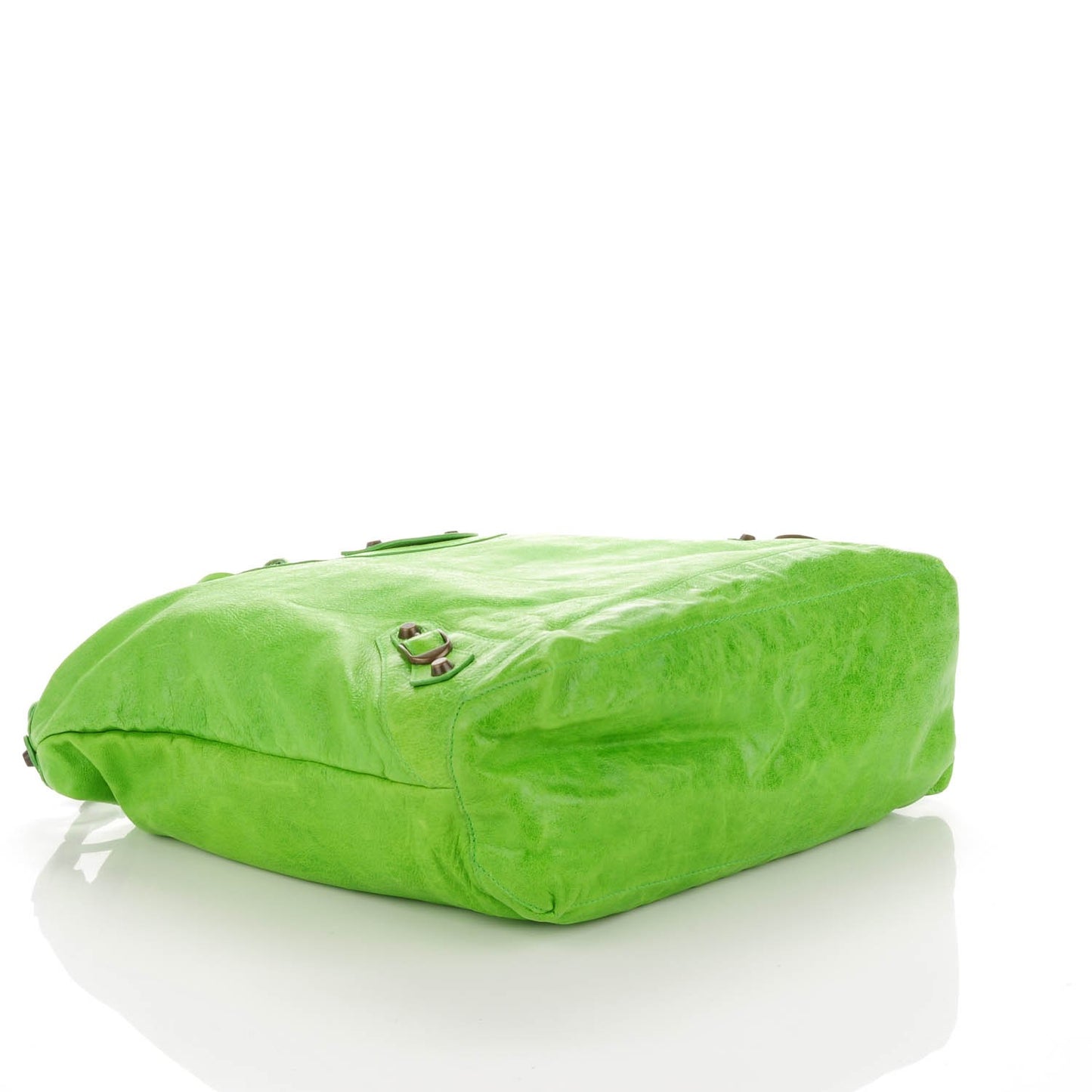 Chevre Classic Hardware Day Hobo Apple Green
