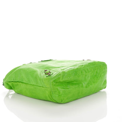 Balenciaga Chevre Classic Hardware Day Hobo Apple Green 4 of 7