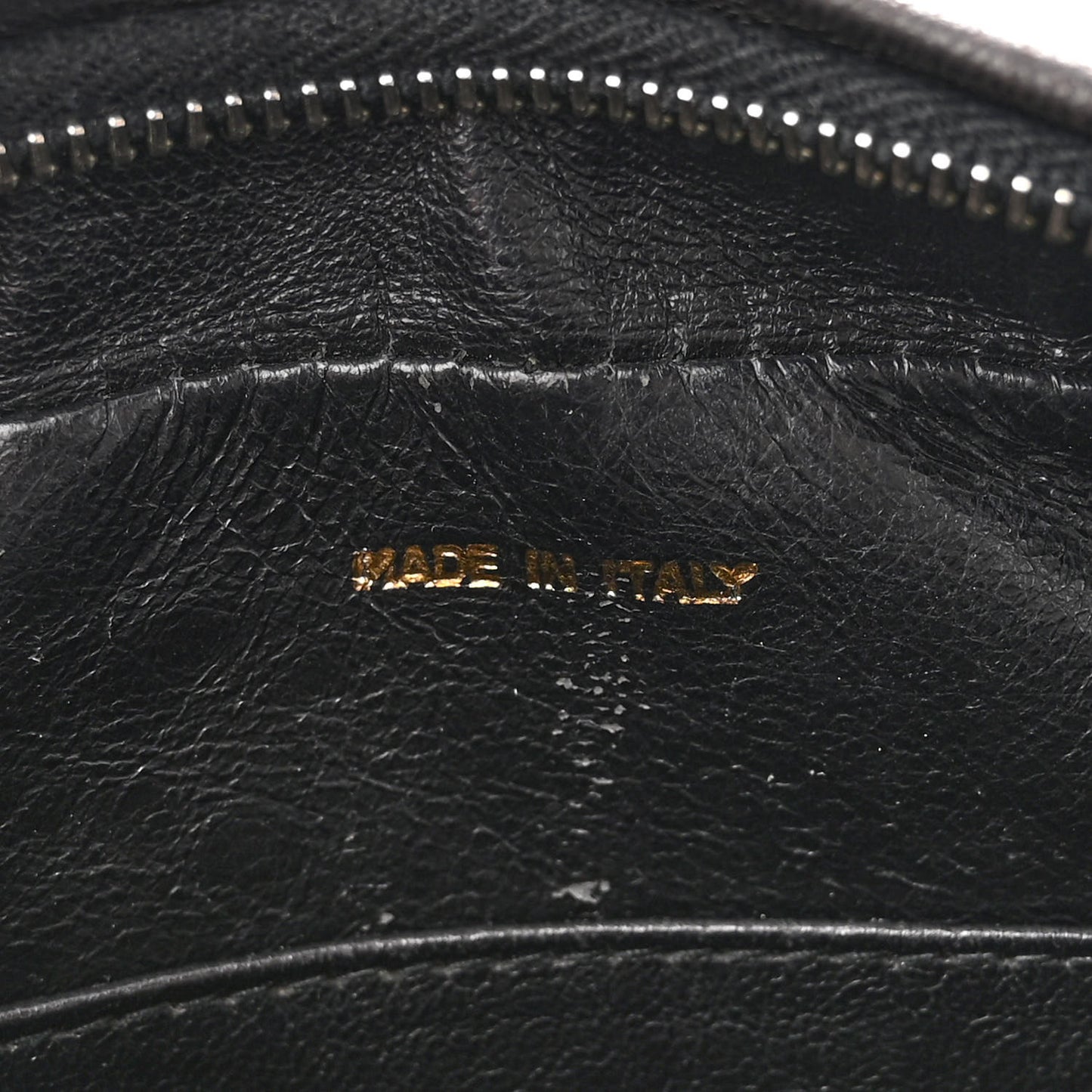 Lambskin CC Tassel Camera Case Black