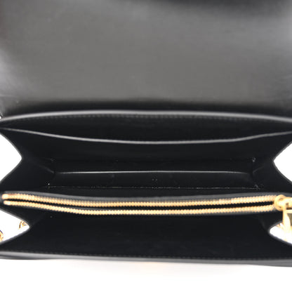 Celine Satinated Calfskin 16 Chain Bag Black 5 of 11
