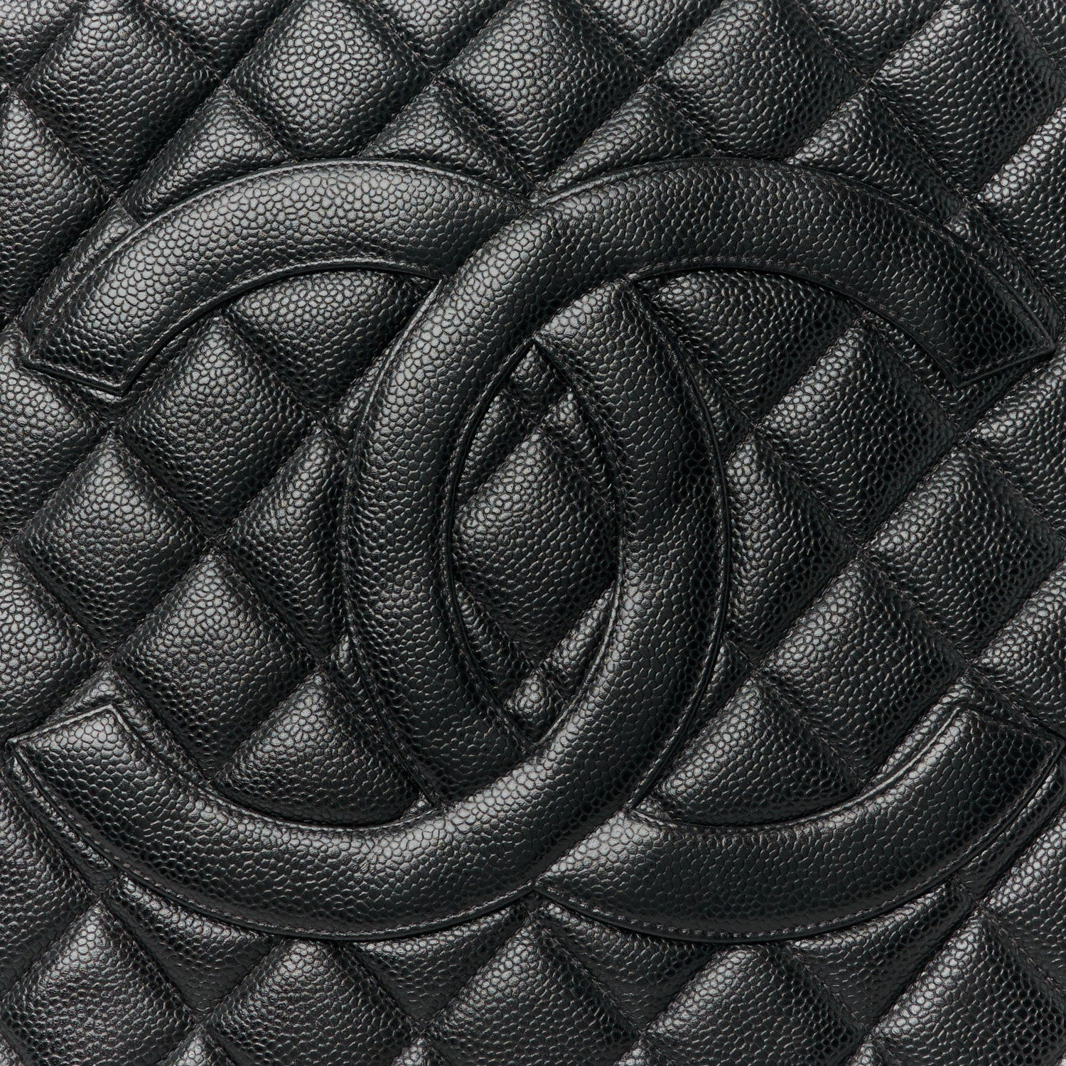 Chanel Caviar Quilted Medallion Tote Black 9 of 11