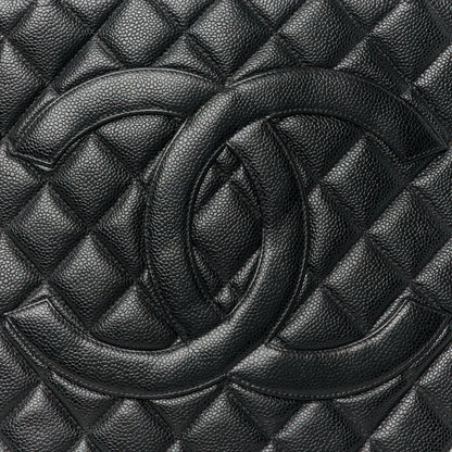 Chanel Caviar Quilted Medallion Tote Black 9 of 11