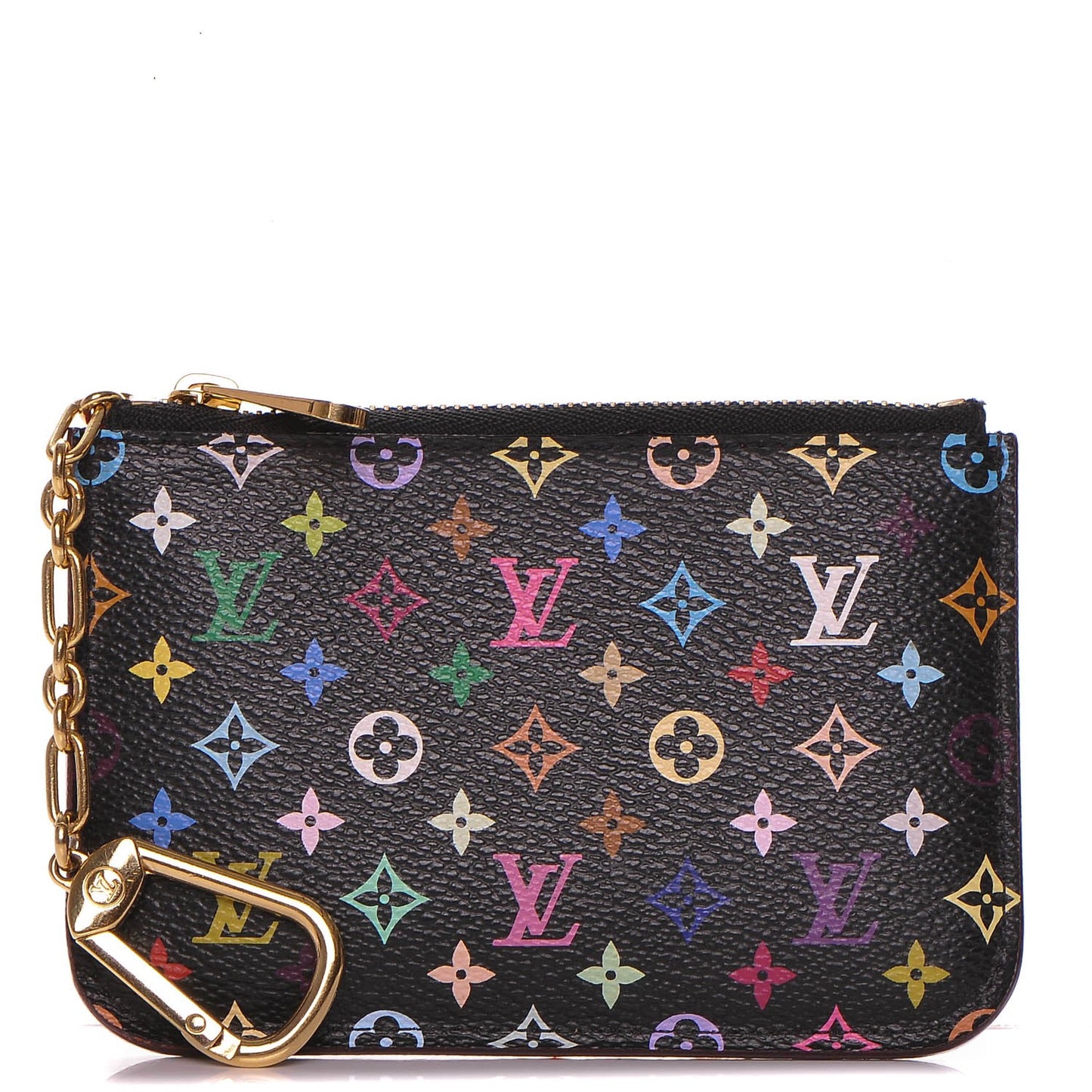 Monogram Multicolor Key Pouch Black Grenade