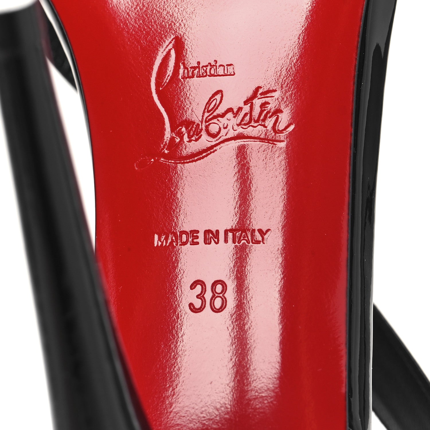 Christian Louboutin Patent Astridal 100 Pumps 38 Black 8 of 9