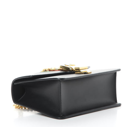 Gucci Calfskin Mini Sylvie Chain Shoulder Bag Black 4 of 15