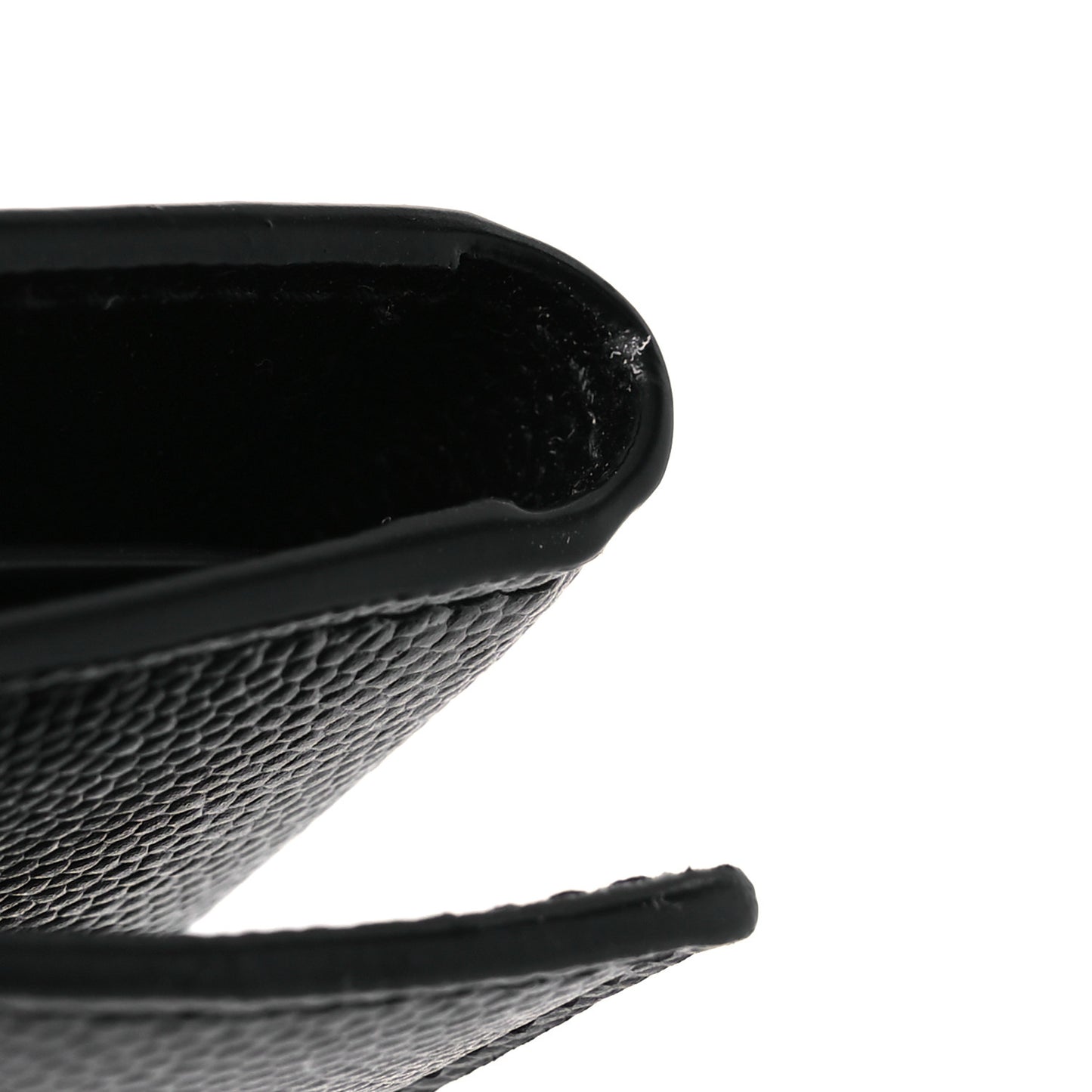 Grain de Poudre Monogram Slim Key Case Black