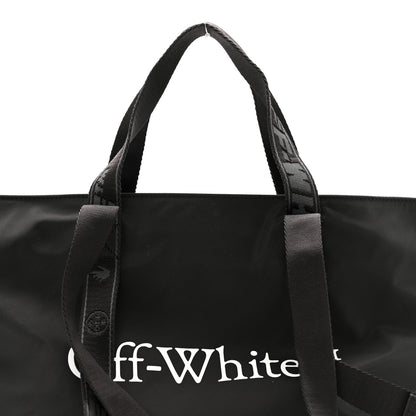 Off-White Nylon Small Commercial Tote Black 7 of 10