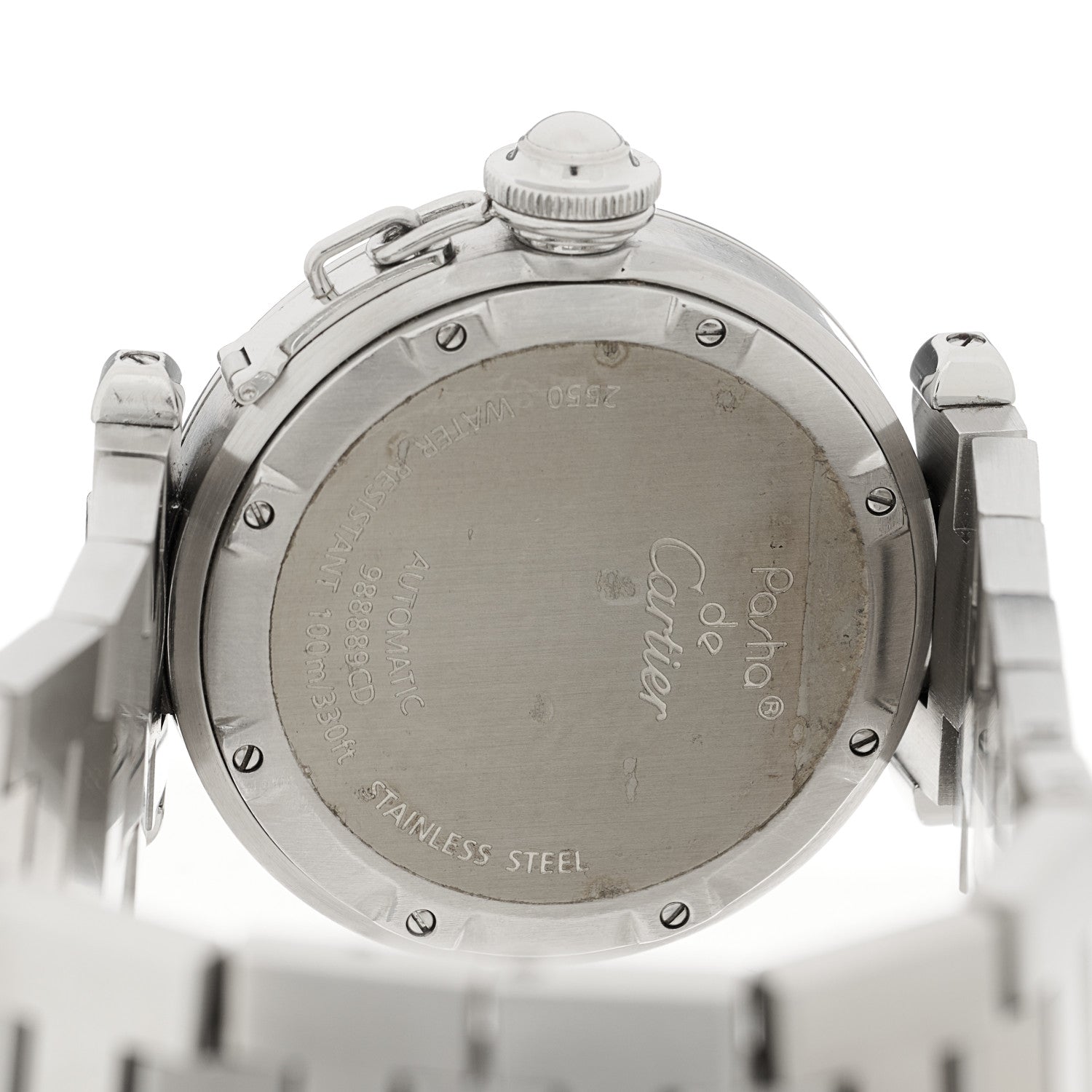 Cartier Stainless Steel 35mm Pasha C Big Date Automatic Watch Black 4 of 4